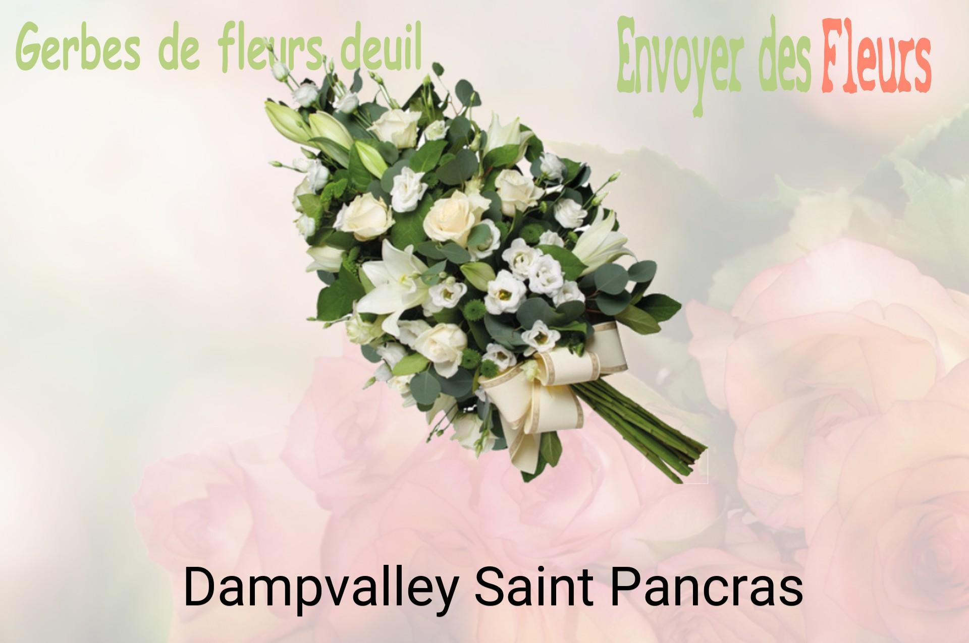 Gerbe de fleurs de deuil livrée à Dampvalley-Saint-Pancras